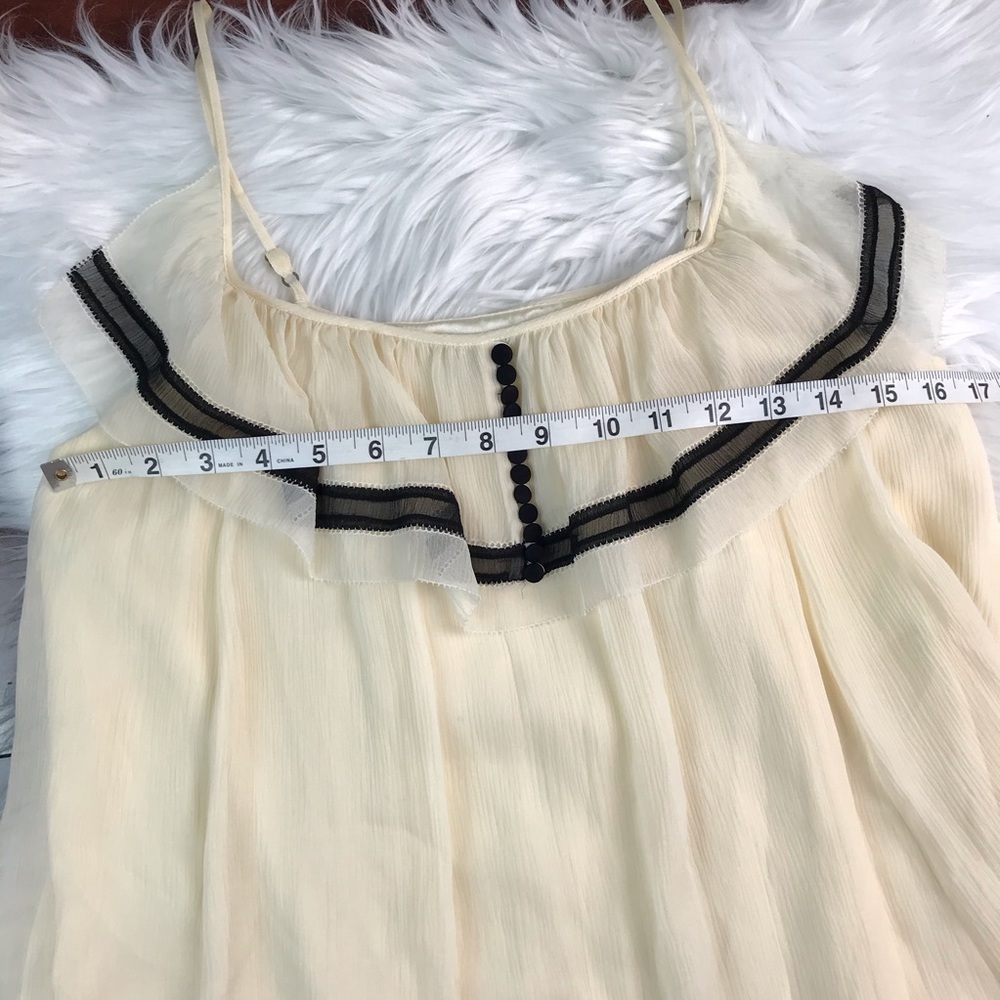 BCBGMaxazria Babydoll Silk Spaghetti Strap Dress - Picture 2 of 8